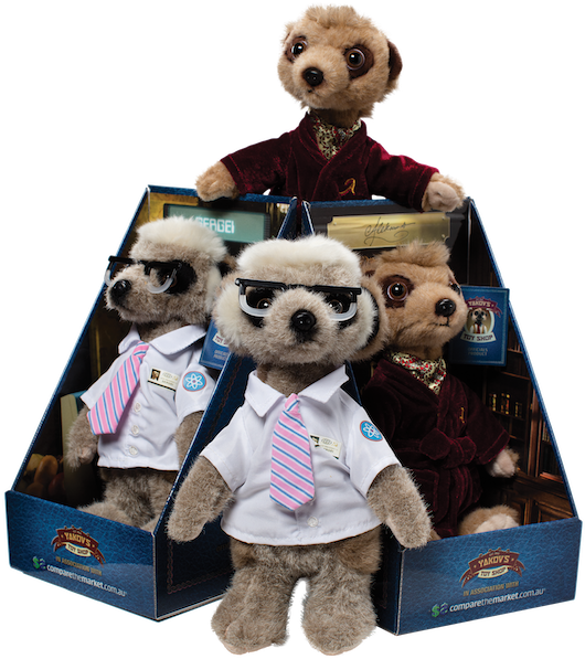 Meerkat_ Toys_ Collection_ Display PNG Image