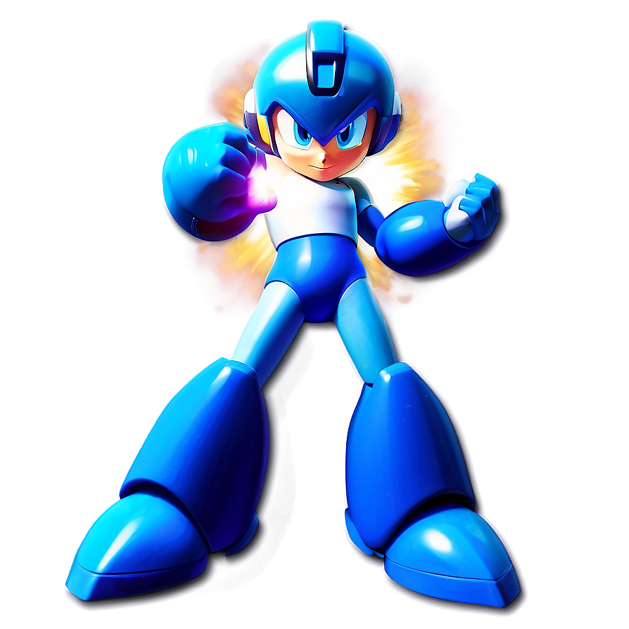 Mega Man Energy Blast Png Tvn76 PNG Image