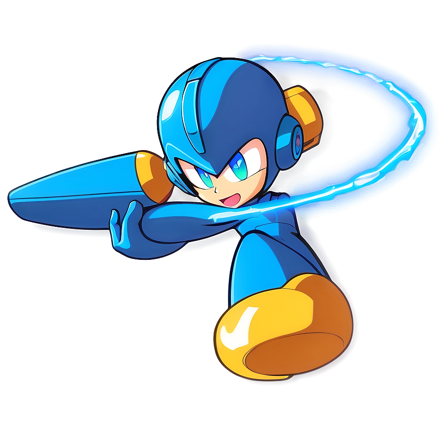 Mega Man Jumping Action Png 37 PNG Image