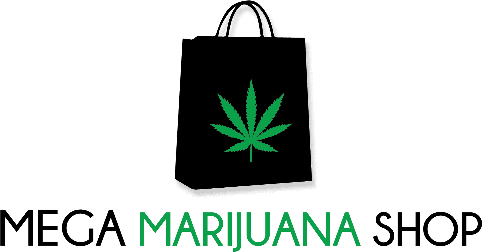 Mega Marijuana Shop Logo PNG Image