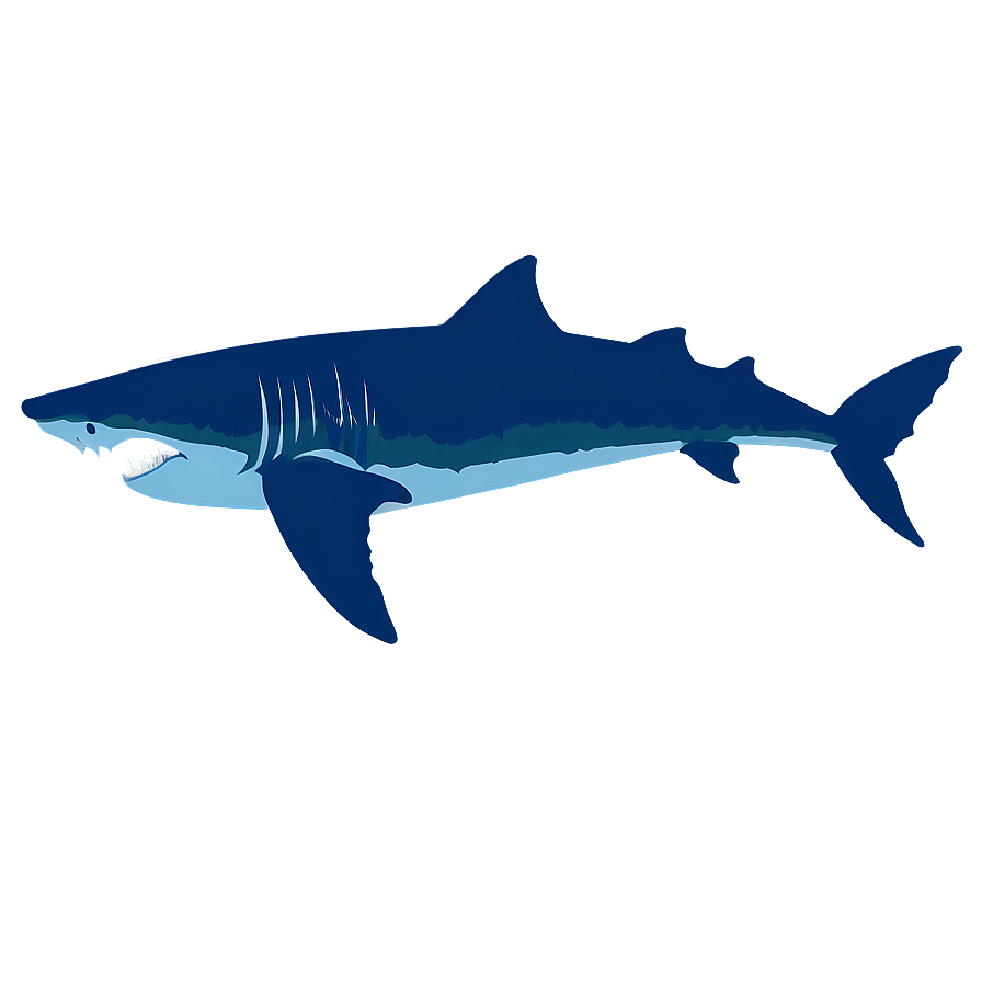 Megalodon Swimming Silhouette Png 47 PNG Image