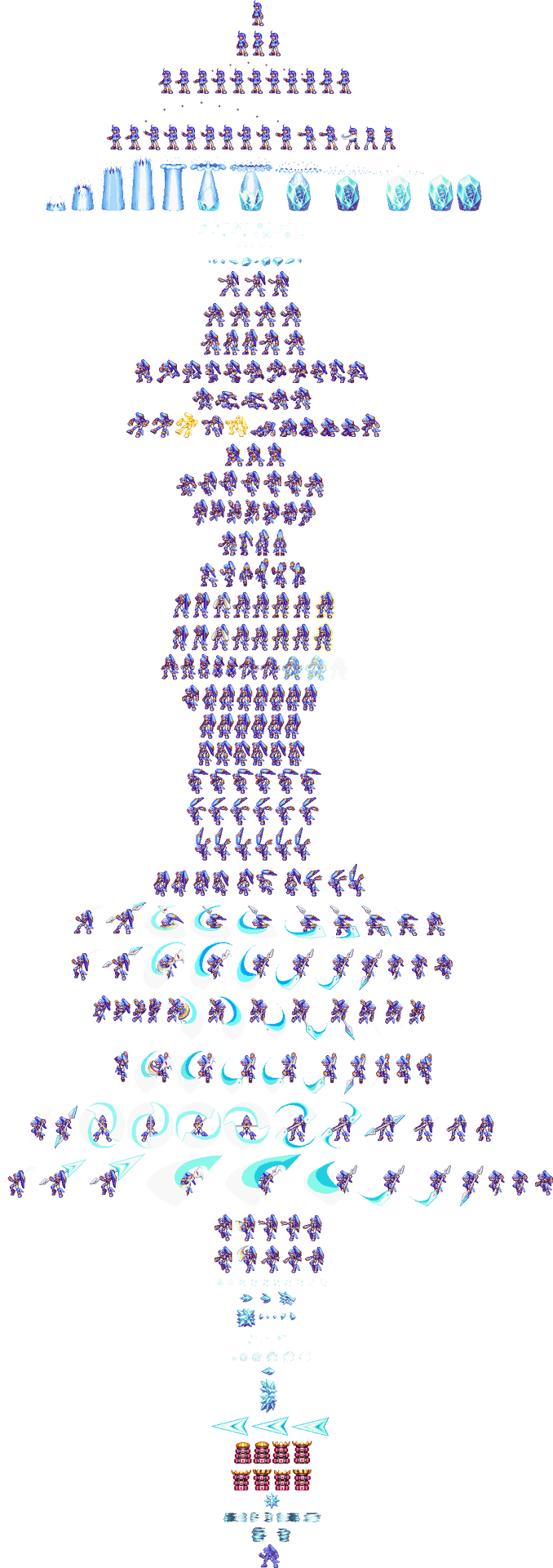 Megaman Sprite Transformation PNG Image