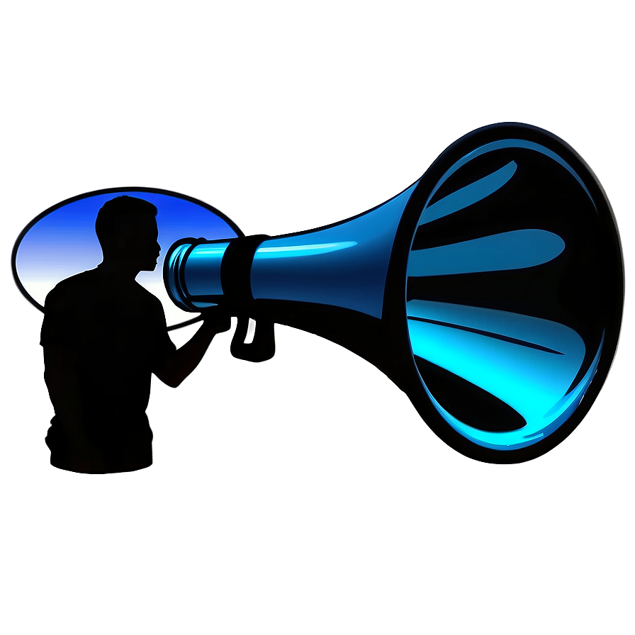 Megaphone Silhouette Png 70 PNG Image