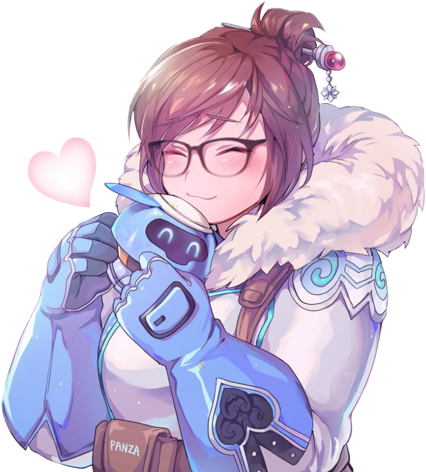 Mei Overwatch Cute Pose PNG Image