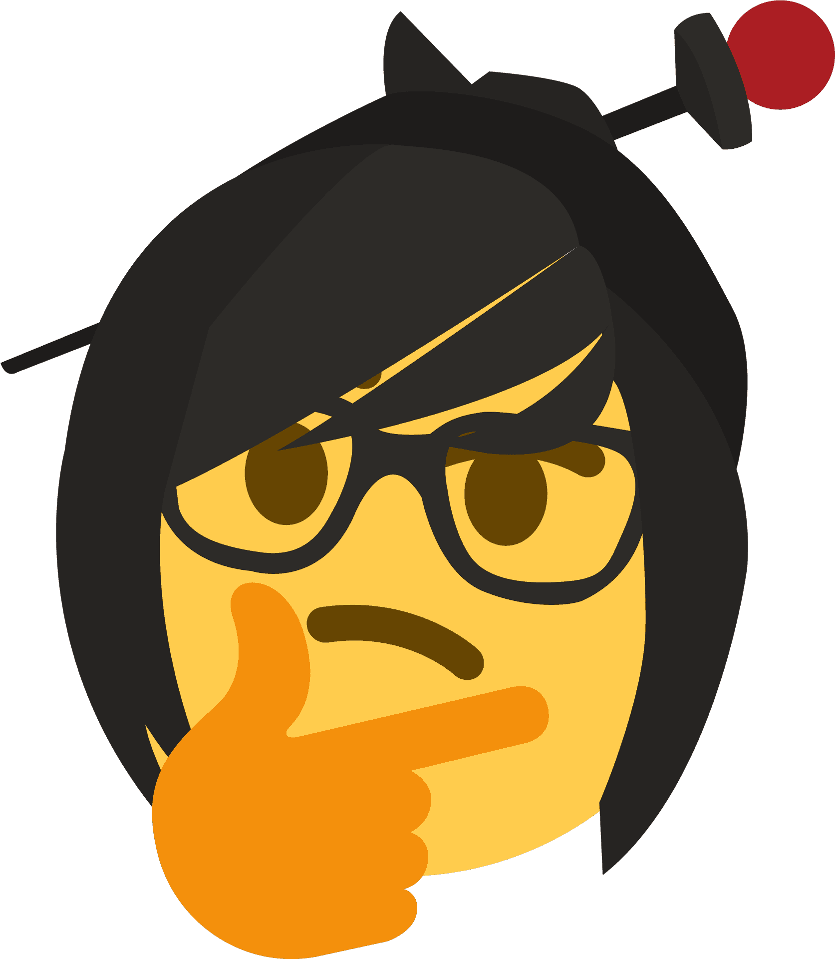 Mei Overwatch Thumbs Up Emote PNG Image