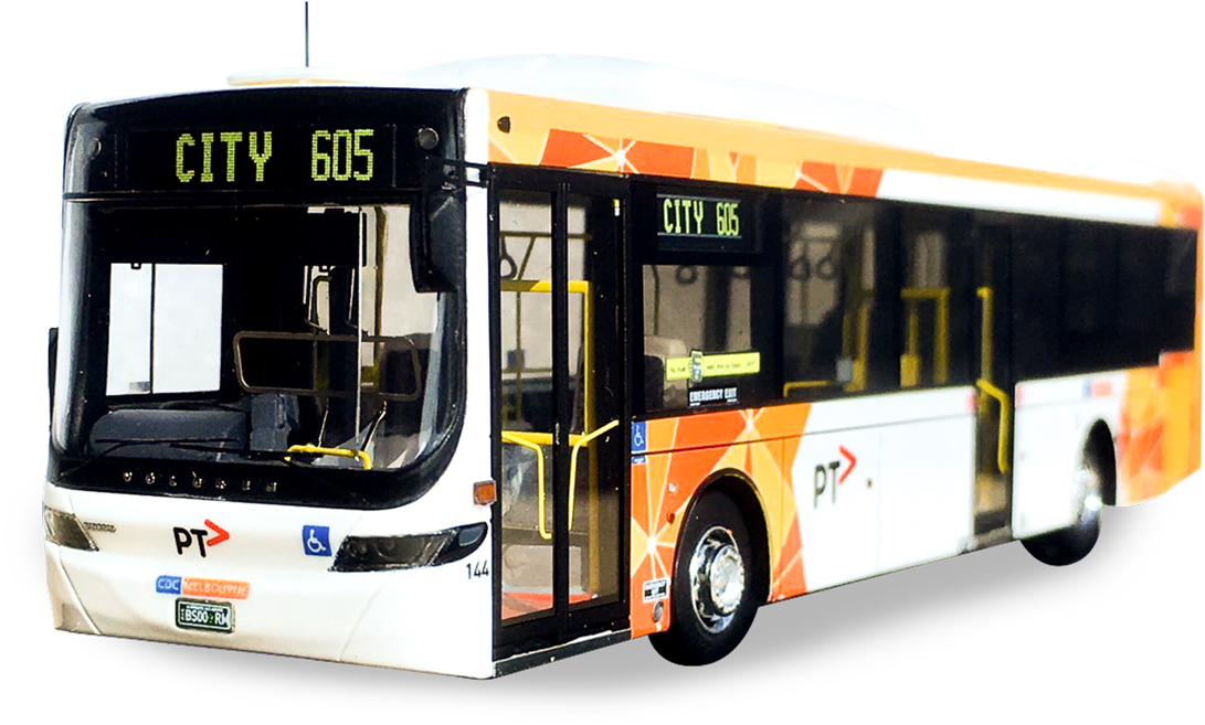 Melbourne Public Transport Bus605 PNG Image