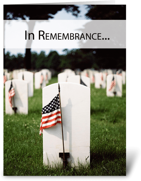 Memorial Day Remembrance Gravesite PNG Image