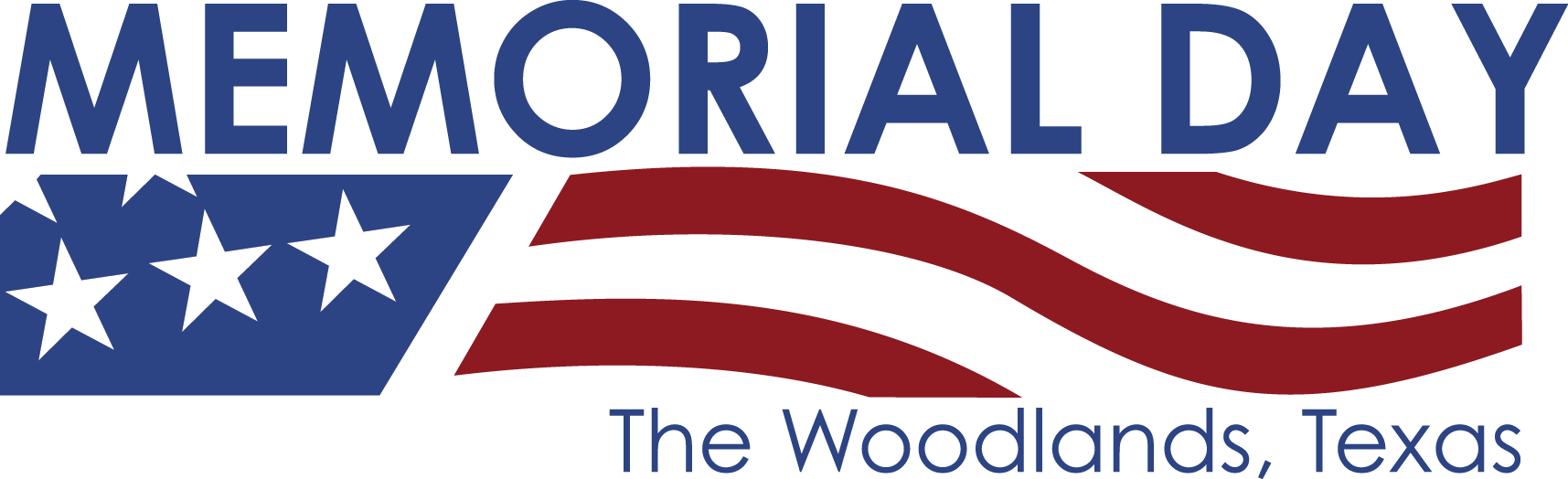 Memorial Day The Woodlands Texas Logo PNG Image