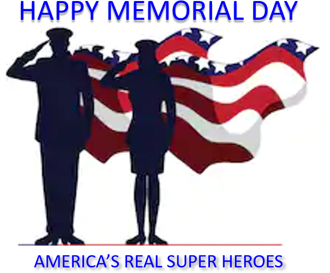 Memorial Day Tribute Silhouettes PNG Image