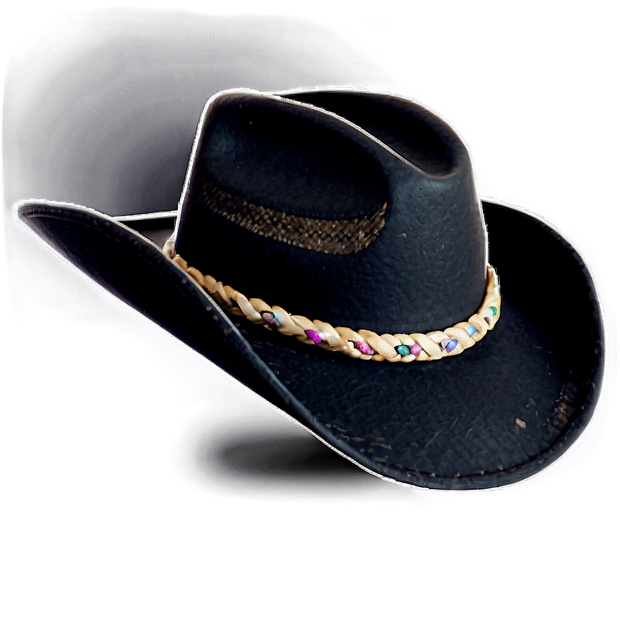 Men's Black Cowboy Hat Png 06212024 PNG Image