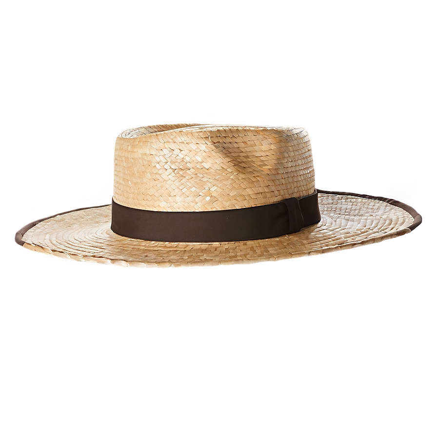 Men's Straw Hat Png 05252024 PNG Image