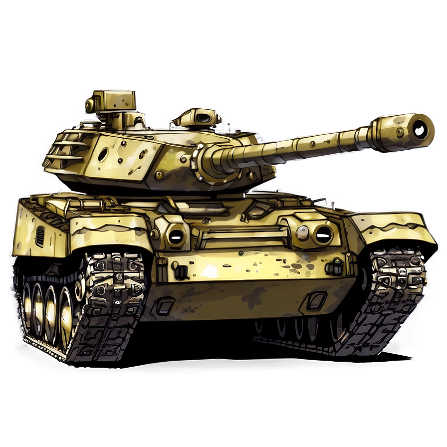 Menacing Battle Tank Png Ghm55 PNG Image