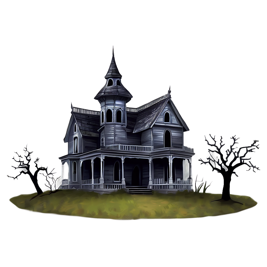 Menacing Haunted House Png Wis8 PNG Image