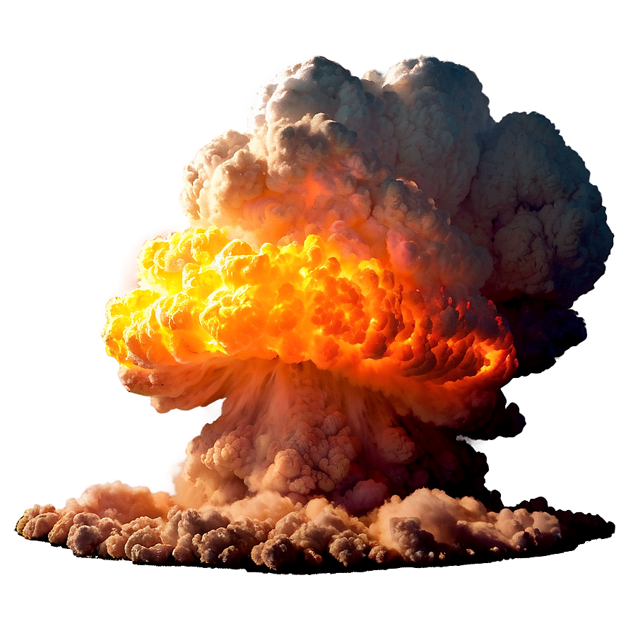 Menacing Nuclear Explosion Png Adi PNG Image