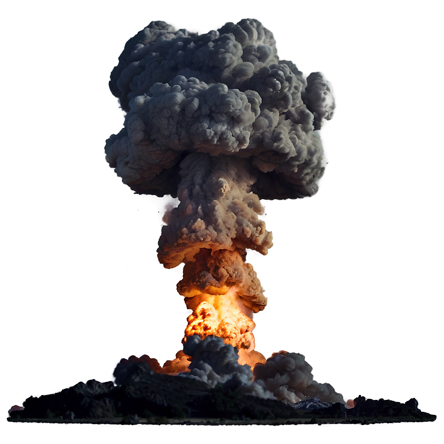 Menacing Nuclear Explosion Png Gye16 PNG Image