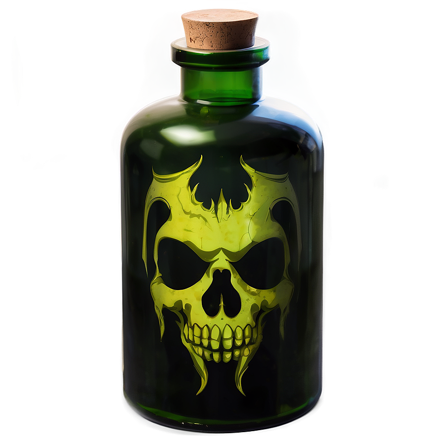 Menacing Poison Bottle Png 06252024 PNG Image