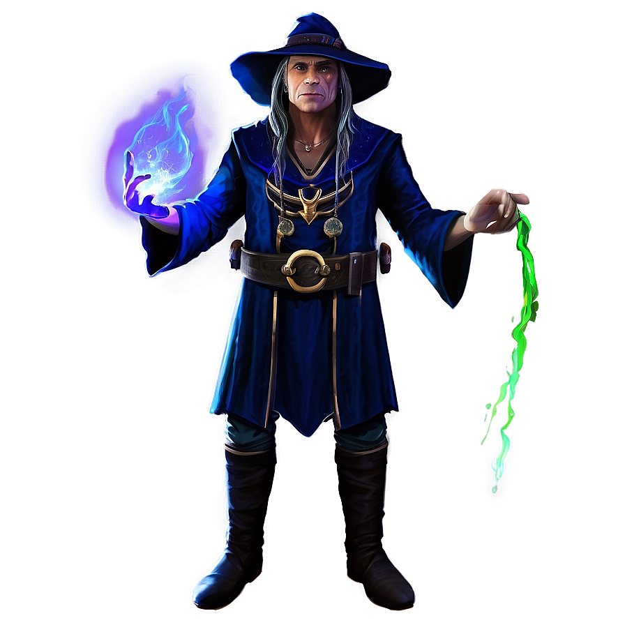 Menacing Sorcerer Png Pmy24 PNG Image