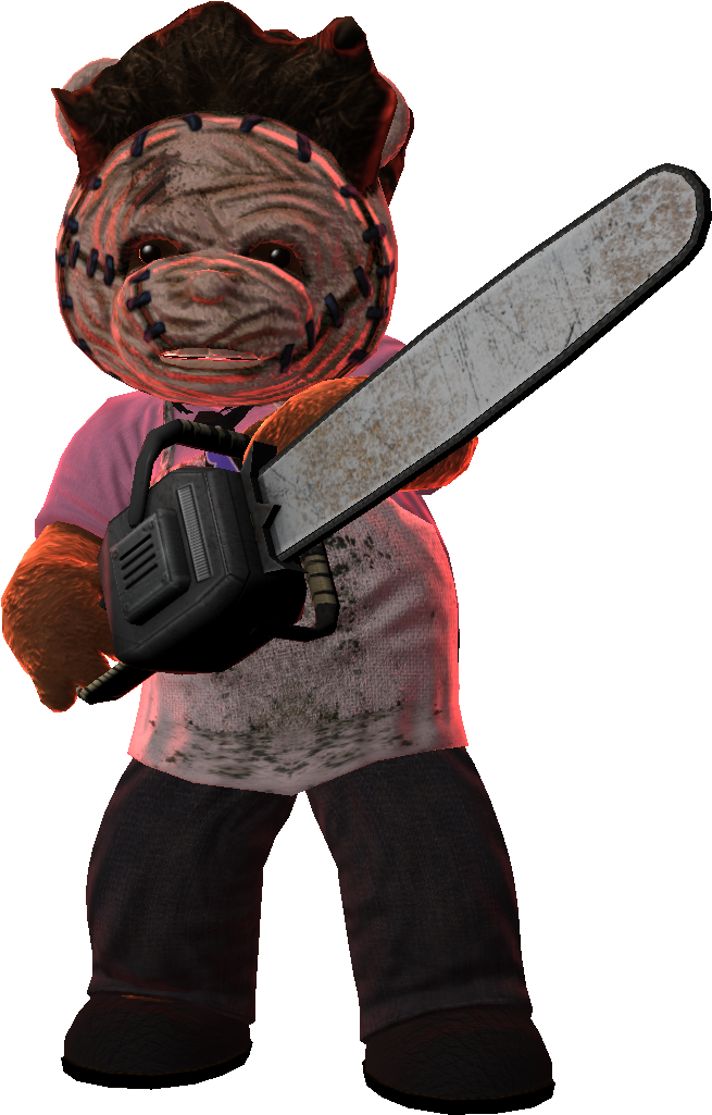 Menacing_ Stuffed_ Animal_with_ Chainsaw.png PNG Image