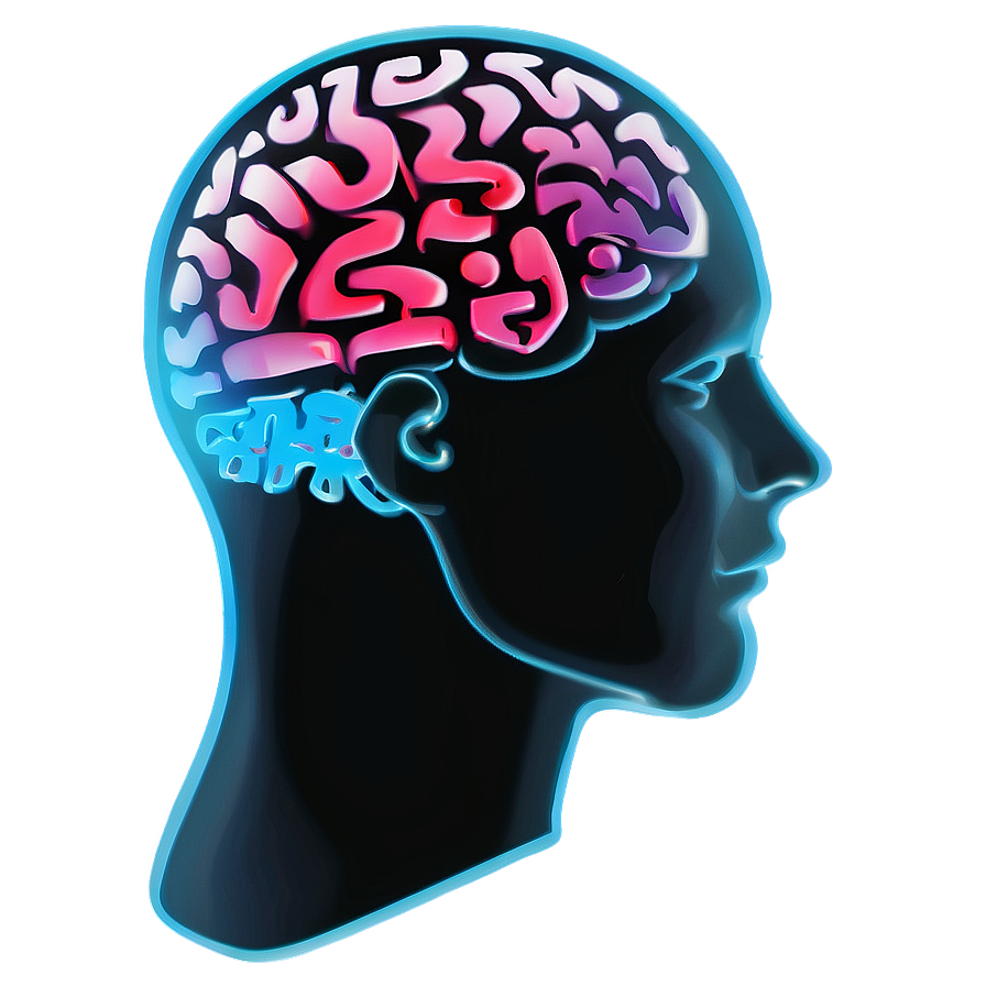 Mental Health Brain Outline Png 27 PNG Image