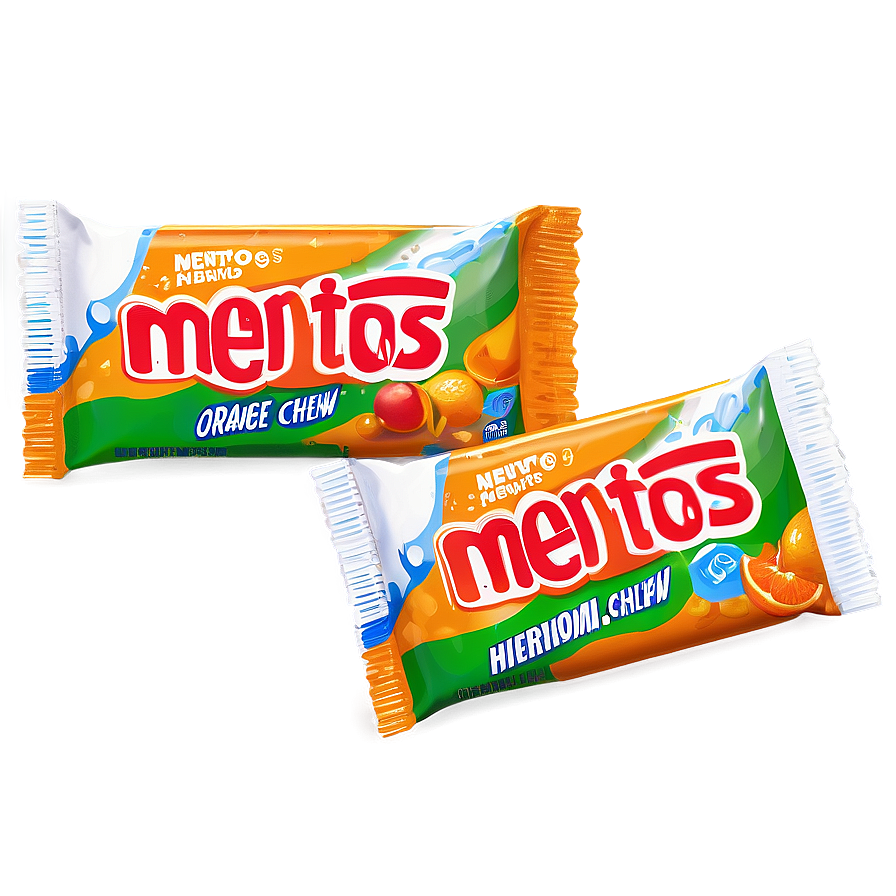 Mentos Orange Soda Chew Png 92 PNG Image