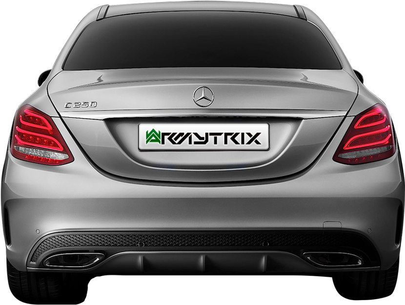 Mercedes Benz C250 Rear View PNG Image