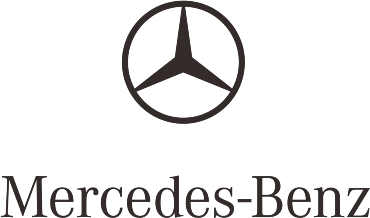 Mercedes Benz Logo Dark Background PNG Image