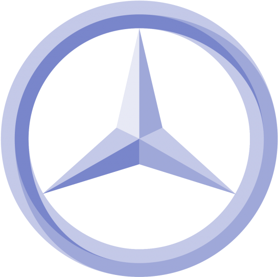 Mercedes Benz Logo Design PNG Image