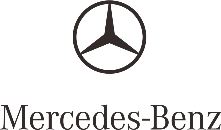 Mercedes Benz Logo Simple Design PNG Image