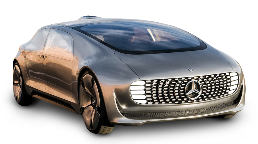 Mercedes Futuristic Concept Car PNG Image