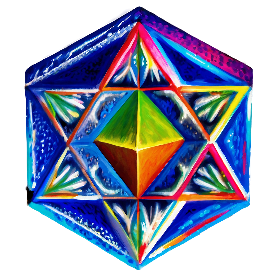 Merkaba Star Sacred Geometry Png Mod18 PNG Image