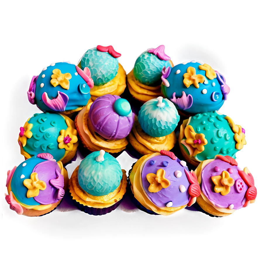 Mermaid Cake Pops Png 63 PNG Image