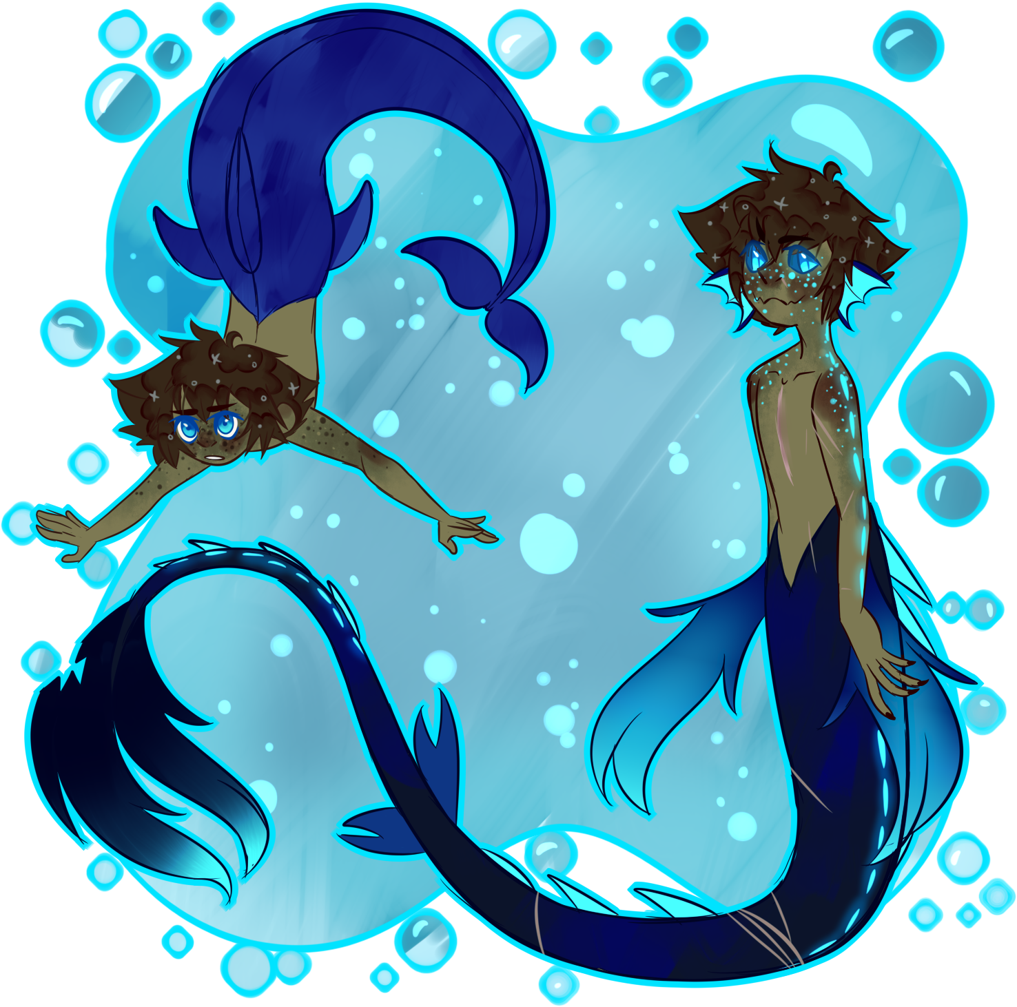 Mermaid_ Forms_ Fan_ Art_ Kingdom_ Hearts PNG Image