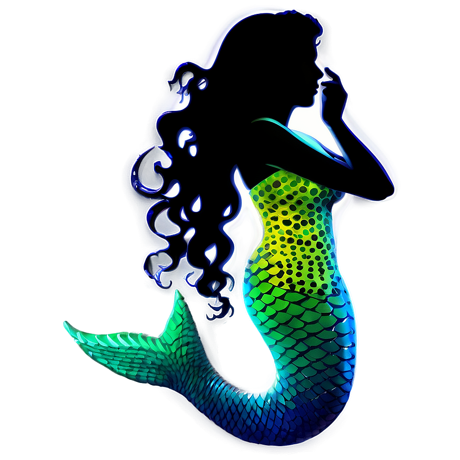 Mermaid Silhouette Png Qer PNG Image