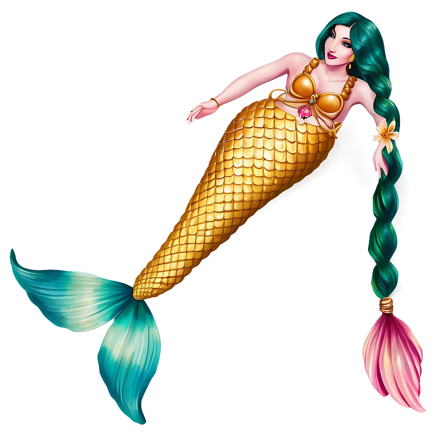 Mermaid Tail Png Hoe PNG Image