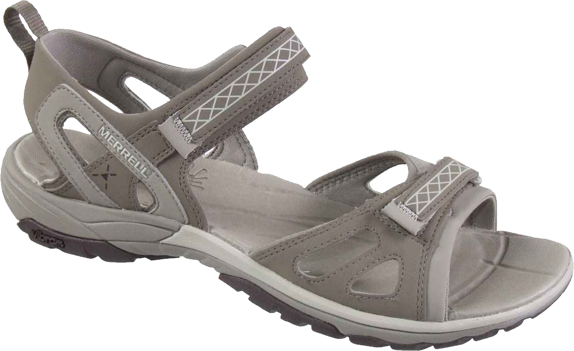 Merrell Grey Outdoor Sandal PNG Image