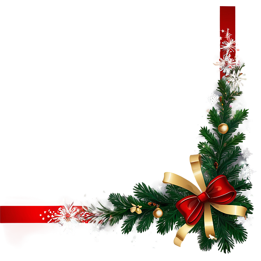 Merry Christmas Border Png 05252024 PNG Image