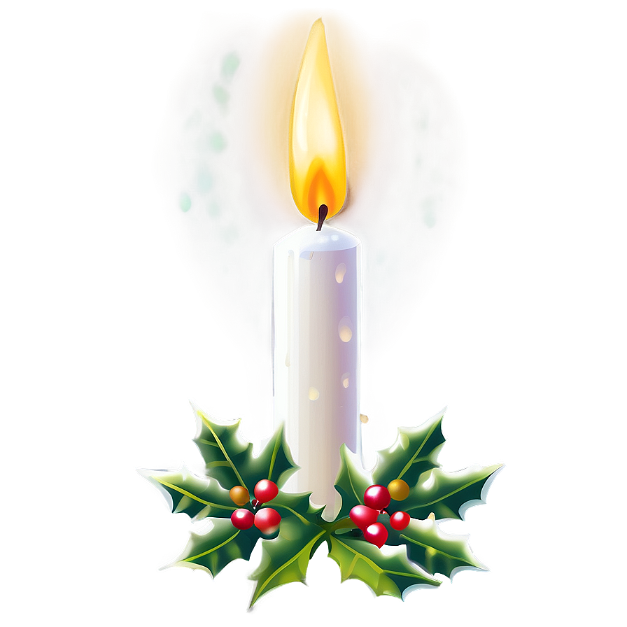 Merry Christmas Candle Png Rwp44 PNG Image