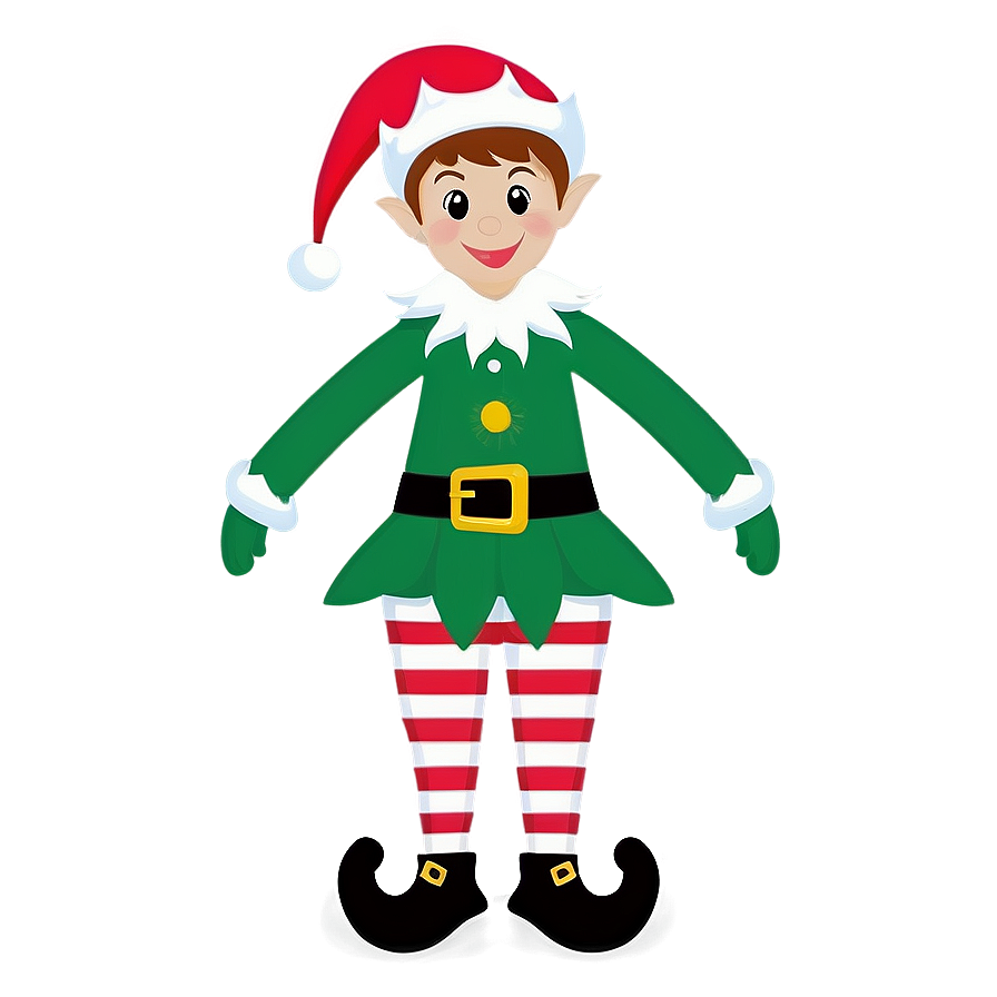 Merry Christmas Elf Design Png Vyd36 PNG Image