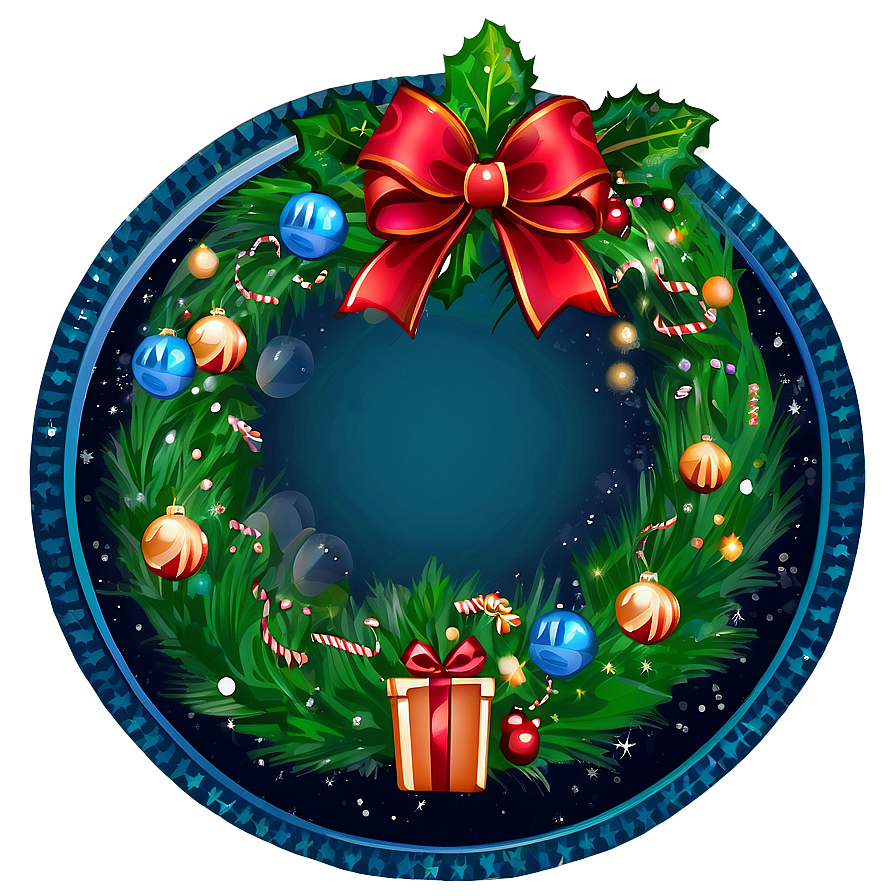 Merry Christmas Frame Png Qbv PNG Image