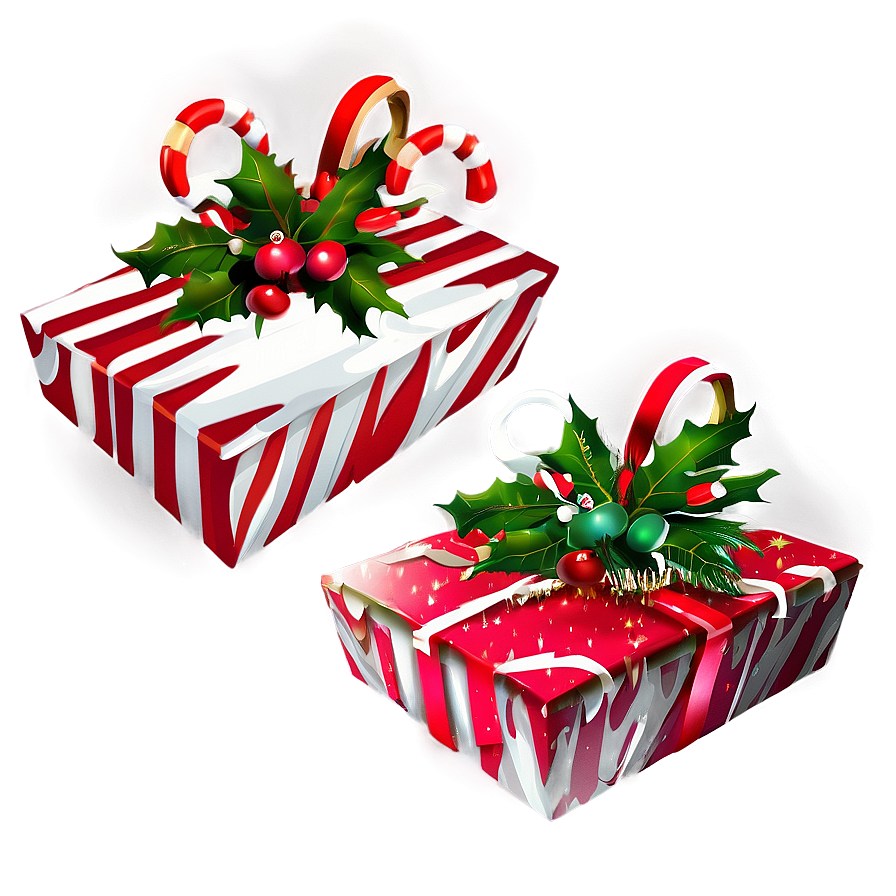 Merry Christmas Gift Box Png 05032024 PNG Image