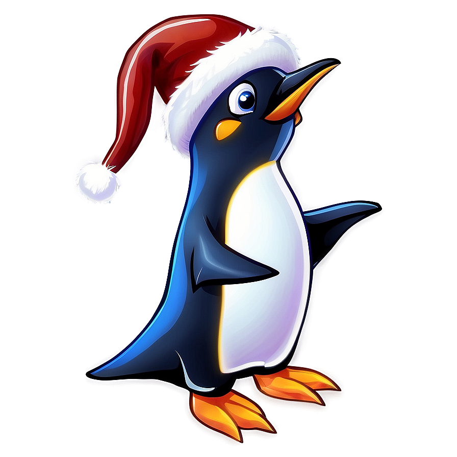 Merry Christmas Penguin Png 68 PNG Image