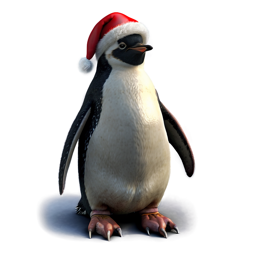 Merry Christmas Penguin Png Nrt PNG Image