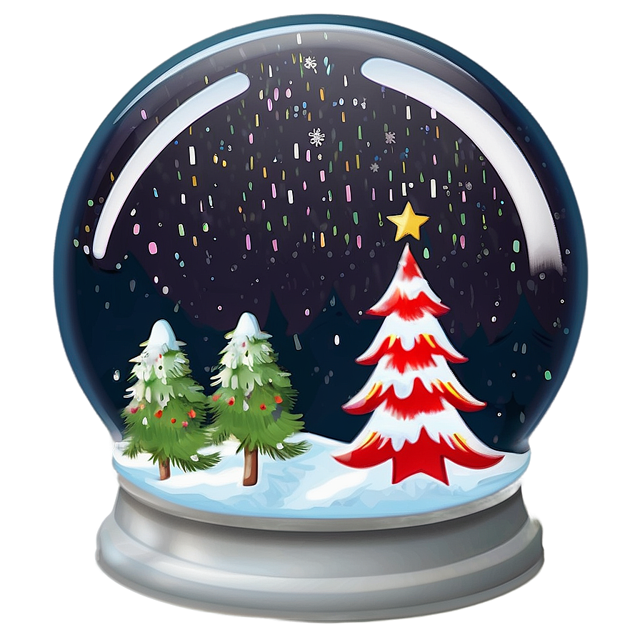 Merry Christmas Snowglobe Png 05032024 PNG Image