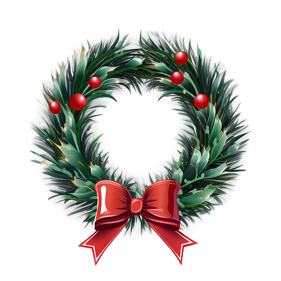 Merry Christmas Wreath Png 26 PNG Image