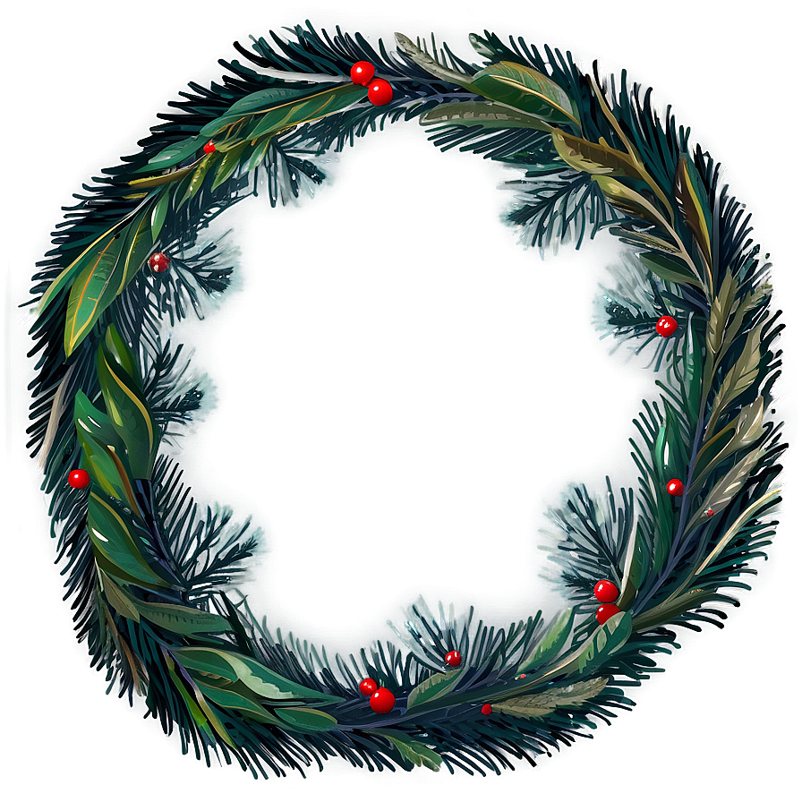 Merry Christmas Wreath Png 82 PNG Image