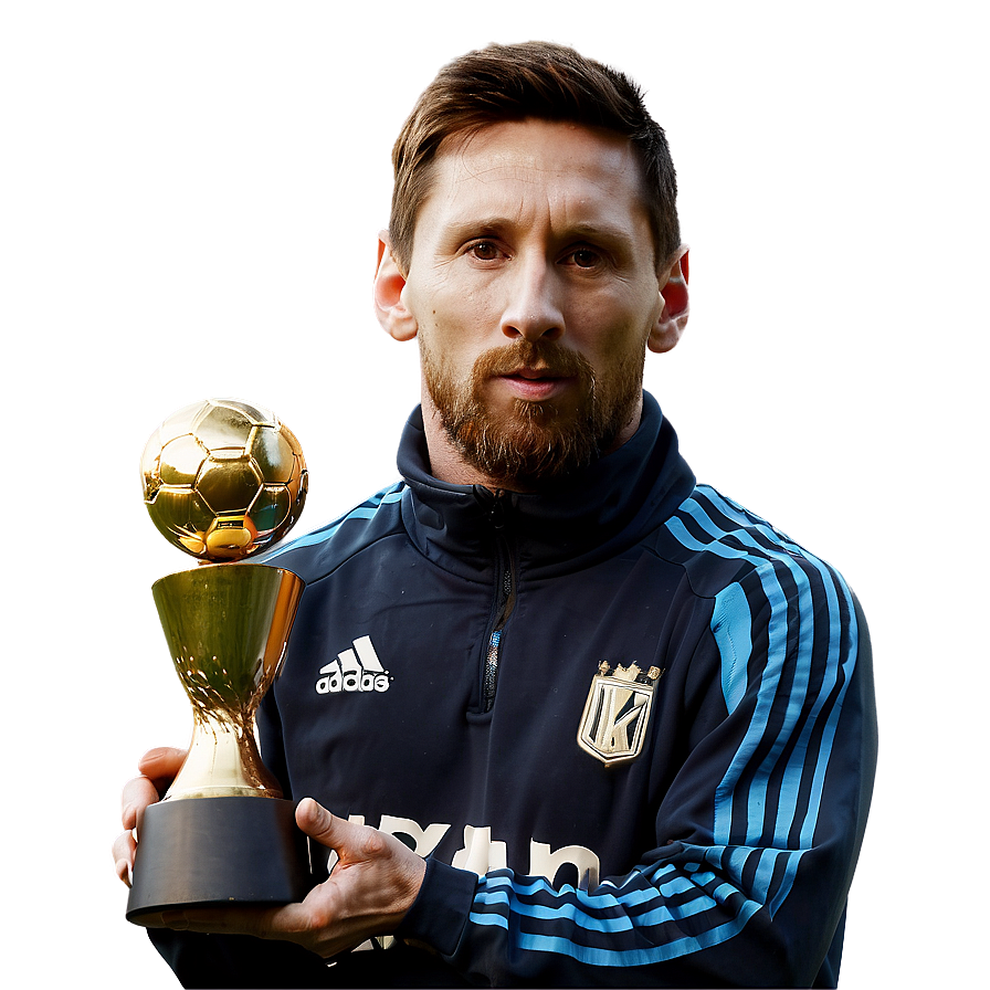 Messi And Trophies Png Poc95 PNG Image