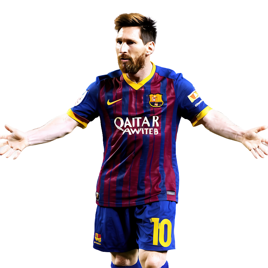 Messi And Trophies Png Tyd PNG Image