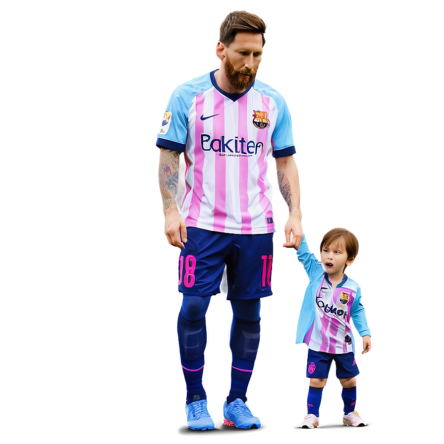 Messi Family Moment Png Spk PNG Image