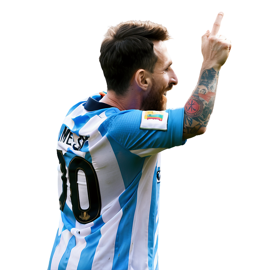 Messi Goal Celebration Png Hre PNG Image