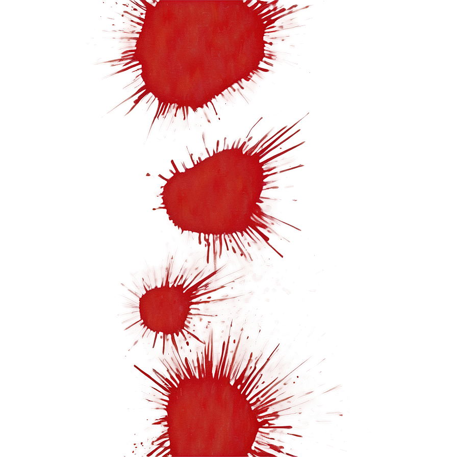 Messy Red Paint Mark Png Feh47 PNG Image